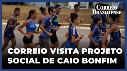 Correio visita escola de treinamentos do medalhista Caio Bonfim