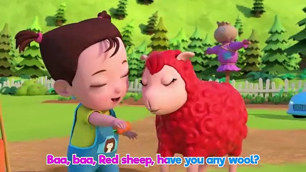 Baa Baa Colorful Sheep | Colors Song For Kids | Nursery Rhymes