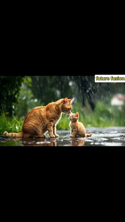 Cat save baby life