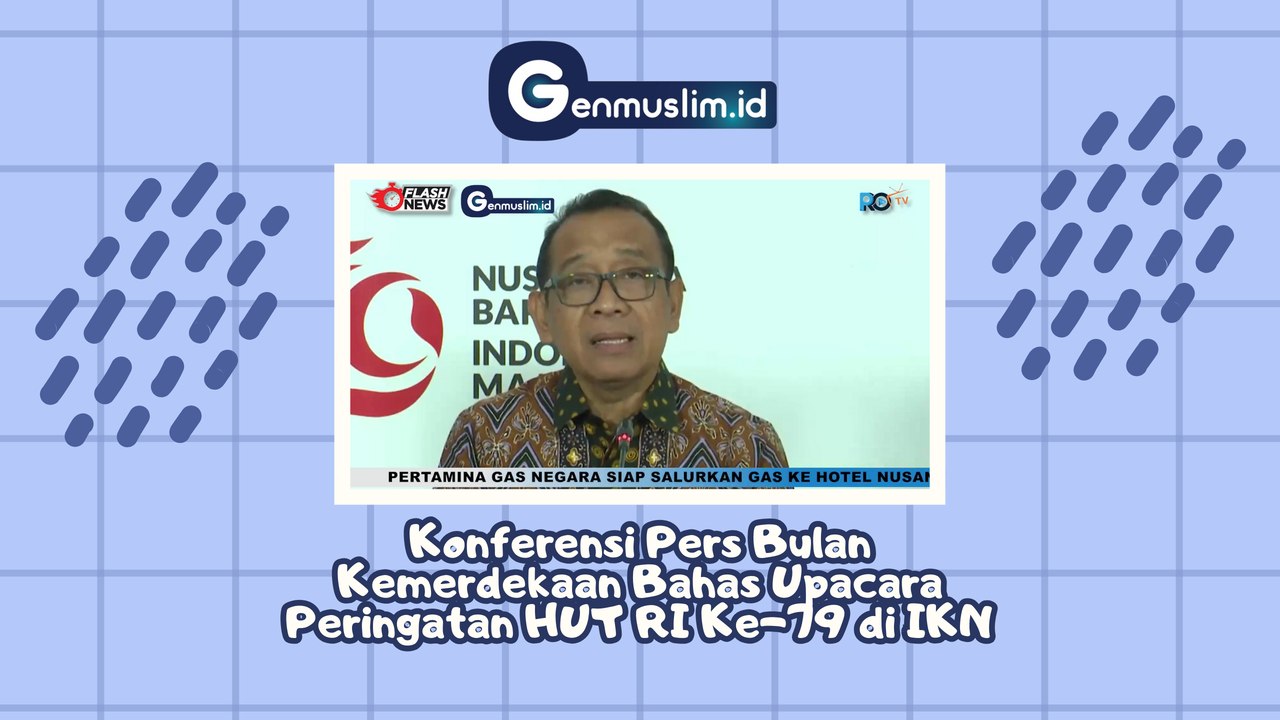 Konferensi PERS Bulan Kemerdekaan Bahas Upacara Peringatan HUT RI KE 79 di IKN