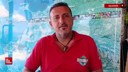 Ayvalık'ta 'mavi ıstakoz' görüntülendi