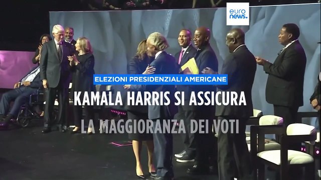 Kamala Harris è la candidata ufficiale del Partito democratico per le elezioni presidenziali Usa