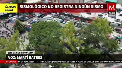 Martí Batres informa que alerta sísmica se activó por error