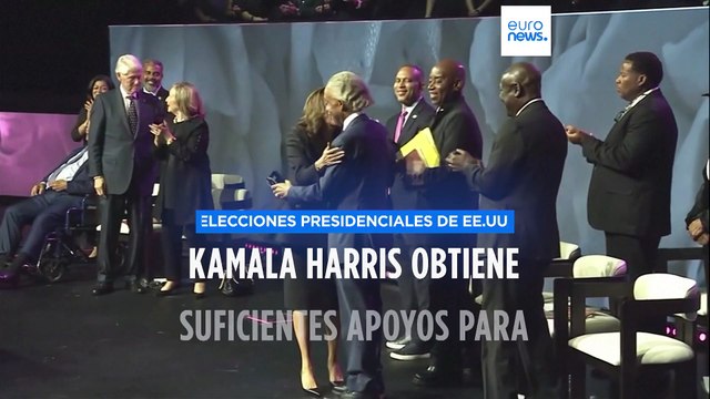 Kamala Harris consigue los apoyos suficientes para ser oficialmente candidata del Partido Demócrata