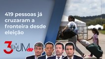 Vitória de Nicolás Maduro aumenta vinda de venezuelanos ao Brasil; comentaristas analisam dados