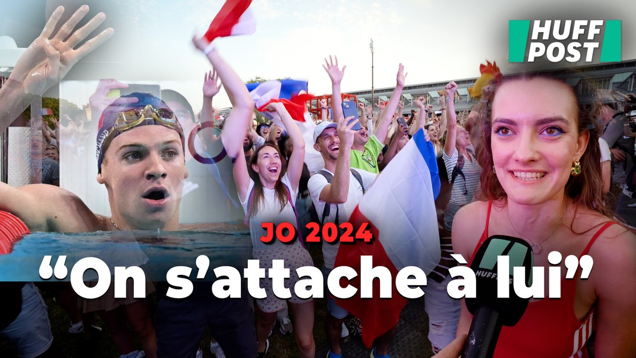 JO de Paris : On a suivi la folie Léon Marchand dans la fan zone du Club France