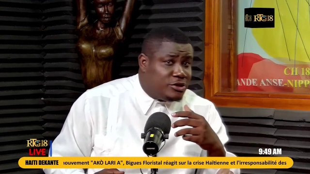 Entèvansyon Responsab Politik AKÒ LARI A Bigues Floristal sou pwoblèm ensekirite a.