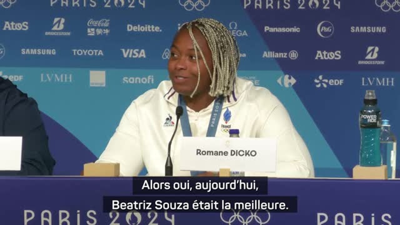 Paris 2024 - Dicko : “Cette fois, c’est Beatriz Souza, la prochaine fois ce sera moi en or”