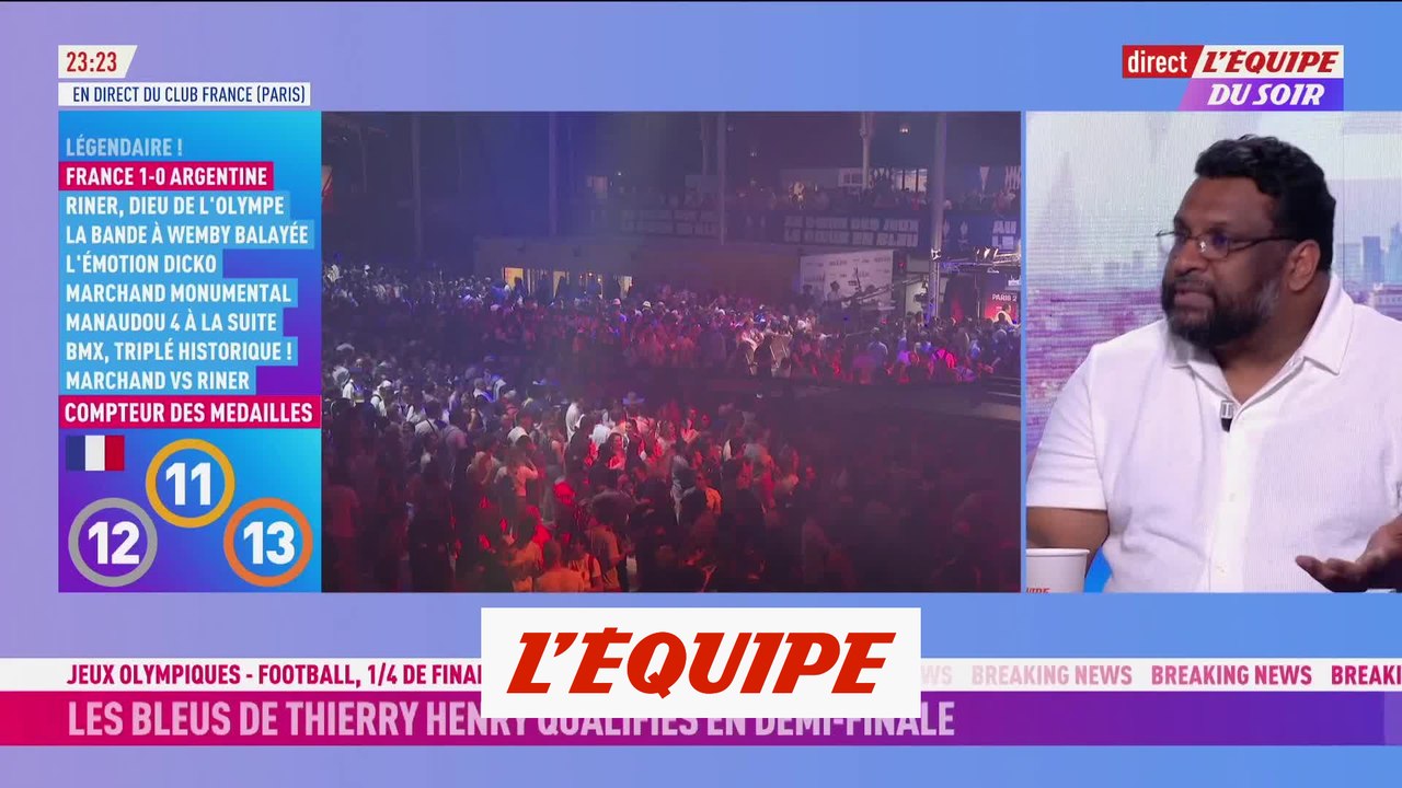 L'équipe de France en demi-finales après sa victoire contre l'Argentine - JO 2024 - Football