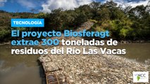 El proyecto Biosferagt extrae 300 toneladas de residuos del Río Las Vacas