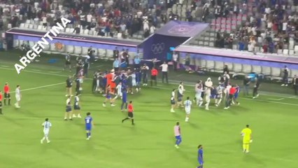 FIGHT │ France - Argentina │pelea - Olympics 2024