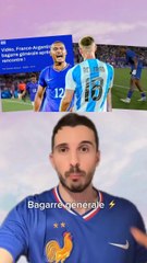 Bagarre générale entre la France et l’Argentine après le 1/4 de finale de football aux JO ⚽️