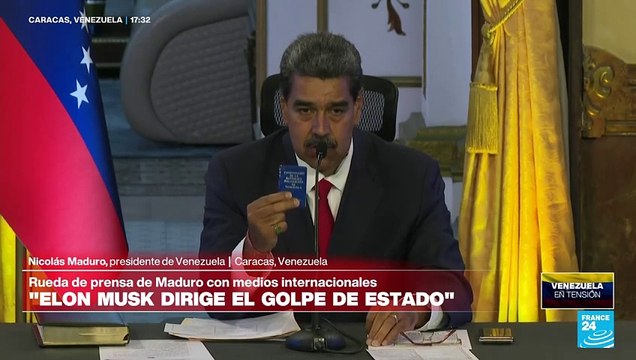 Nicolás Maduro: Elon Musk dirige el golpe de Estado en Venezuela