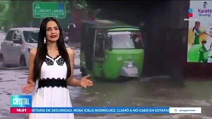 Las lluvias inundan la segunda ciudad más poblada de Pakistán