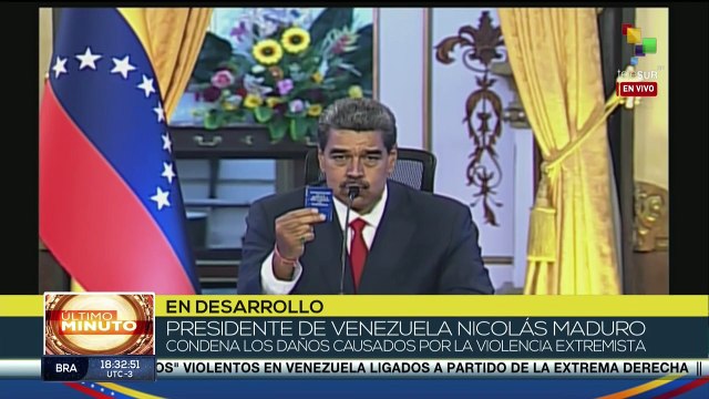 Pdte. Maduro denunció intento de golpe de Estado contra Venezuela