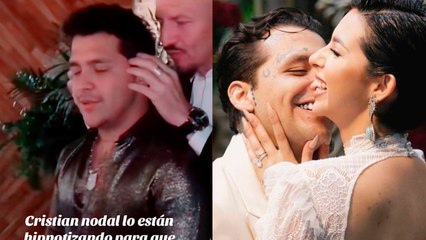 Christian Nodal se habría casado hipnotizado con Ángela Aguilar y este video lo confirmaría