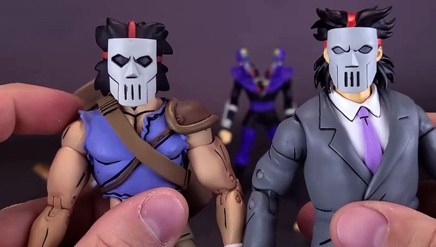 NECA Teenage Mutant Ninja Turtles Business Suit Casey Jones & Split Foot Soldier