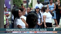 Realizan protesta para exigir justicia tras el asesinato de Rosa Rodríguez