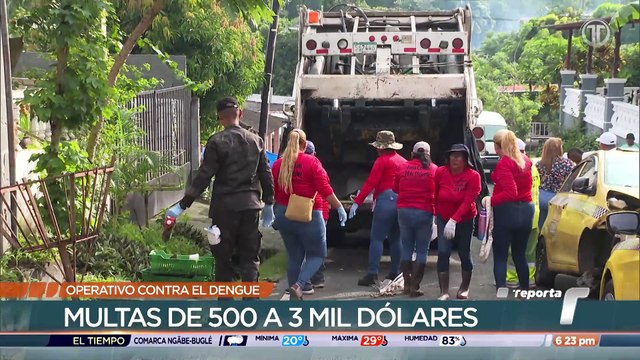 Casos de dengue en Panamá siguen en aumentó, realizaron operativo en la 24 de Diciembre