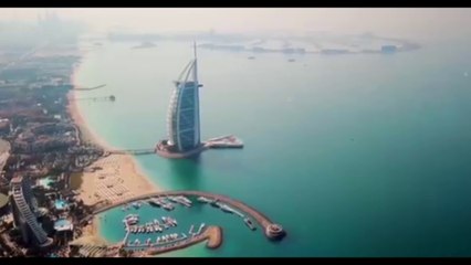 Drone view of Dubai UAE
