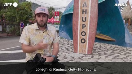 Je'rome Brouillet racconta il suo scatto di un surfista brasiliano alle Olimpiadi