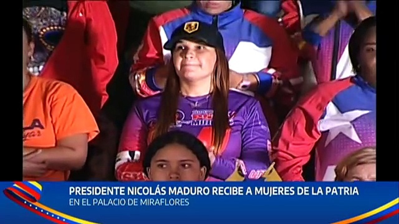Presidente Nicolás Maduro recibe a las mujeres de la patria en el Palacio de Miraflores