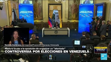 Informe desde Caracas: Maduro acusa a la oposición de organizar un "atentado"