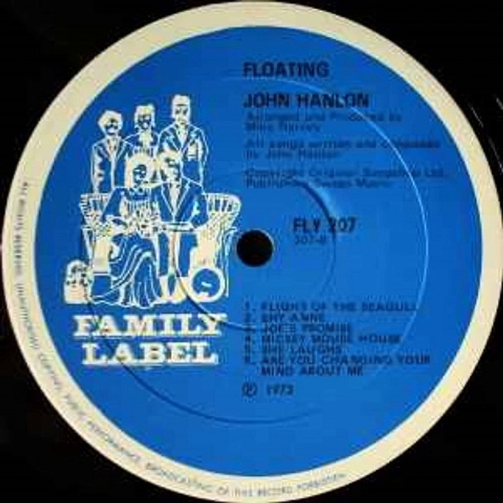 John Hanlon – Floating : Pop Rock, Folk Rock 1973.
