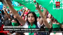 ¡Ya es legal! Despenalizan el aborto en el estado de Nayarit