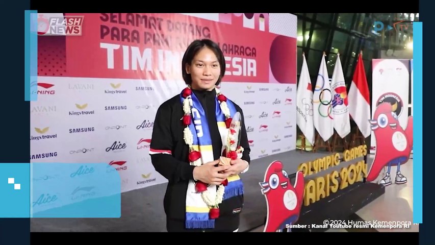 KEMENPORA APRESIASI JUDOKA MARYAM MARCH MAHARANI SAAT PULANG KE INDONESIA DARI OLIMPIADE PARIS 2024