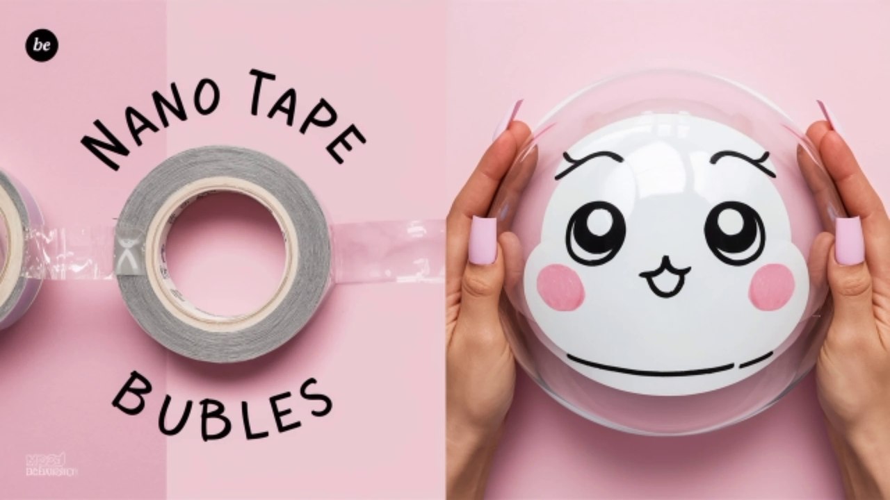 How to make nano tape bubbles! This method works every time | UMNARTCRAFT