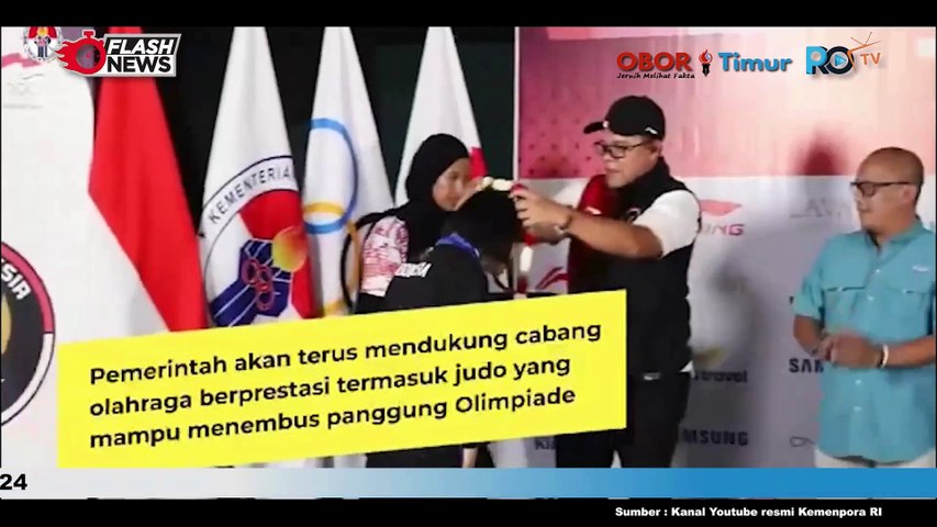 KEMENPORA JEMPUT KEPULANGAN KONTINGEN JUDO INDONESIA DARI OLIMPIADE PARIS 2024