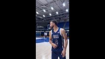 Stephen Curry insane hits 3 trick shots in a row at Team USA practice