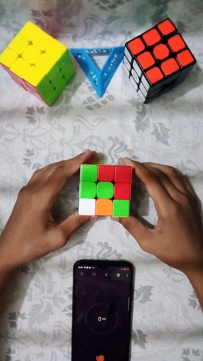 Make India Flag on Rubik Cube