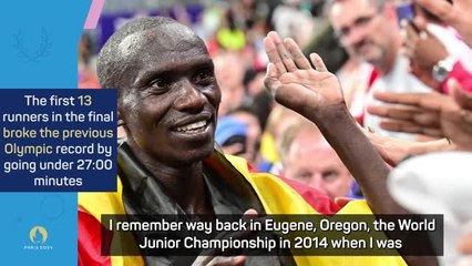 Cheptegei says he'll bow out from track racing after 10k gold