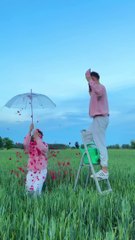 Amazing tutorial with umbrella and roses ☂️ Who want to see