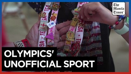 Pin traders swarm Paris Games