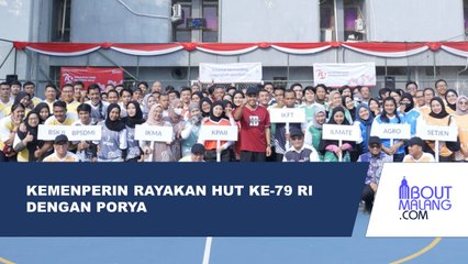 DALAM RANGKA MERAYAKAN HUT KE-79 KEMERDEKAAN RI, KEMENPERIN MENGADAKAN BERBAGAI ACARA MELALUI PORYA
