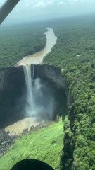 Kaieteur Falls in Guyana is a majestic natural phenomenon located in South America.