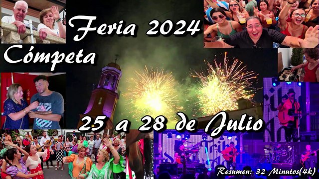 Feria de Cómpeta 2024, Del 25 al 28 de julio. Resumen: 32 Minutos.