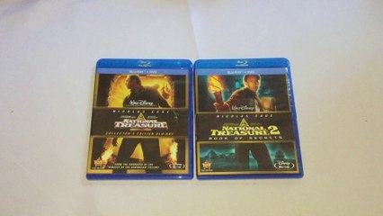 National Treasure 1 & 2 Blu-Ray/DVD Unboxings