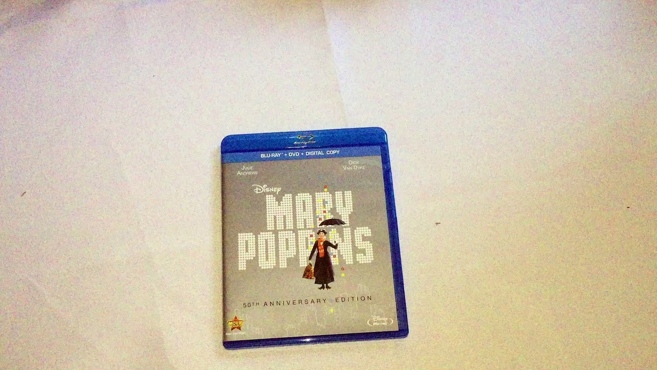 Mary Poppins 50th Anniversry Edition Blu-Ray/Digital HD Unboxing