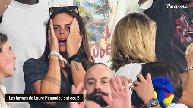 Pas vu à la télé ! Laure Manaudou en larmes et réconfortée par Alexandre Boyon après la médaille de son frère Florent