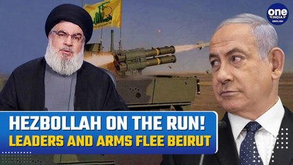 Download Video: Hezbollah Fighters Run For Life In Beirut: All-Out Israel-Lebanon War Scares Iran-Backed Mujahideens