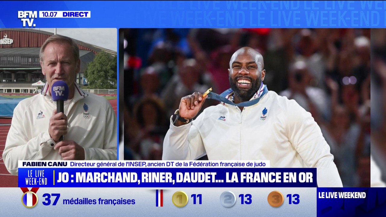Teddy Riner "est une légende du sport français", estime abien Canu (ancien directeur technique de la Fédération française de Judo)
