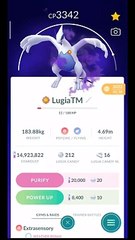 Pokémon GO-Unlocking Shadow Lugia's Second Move
