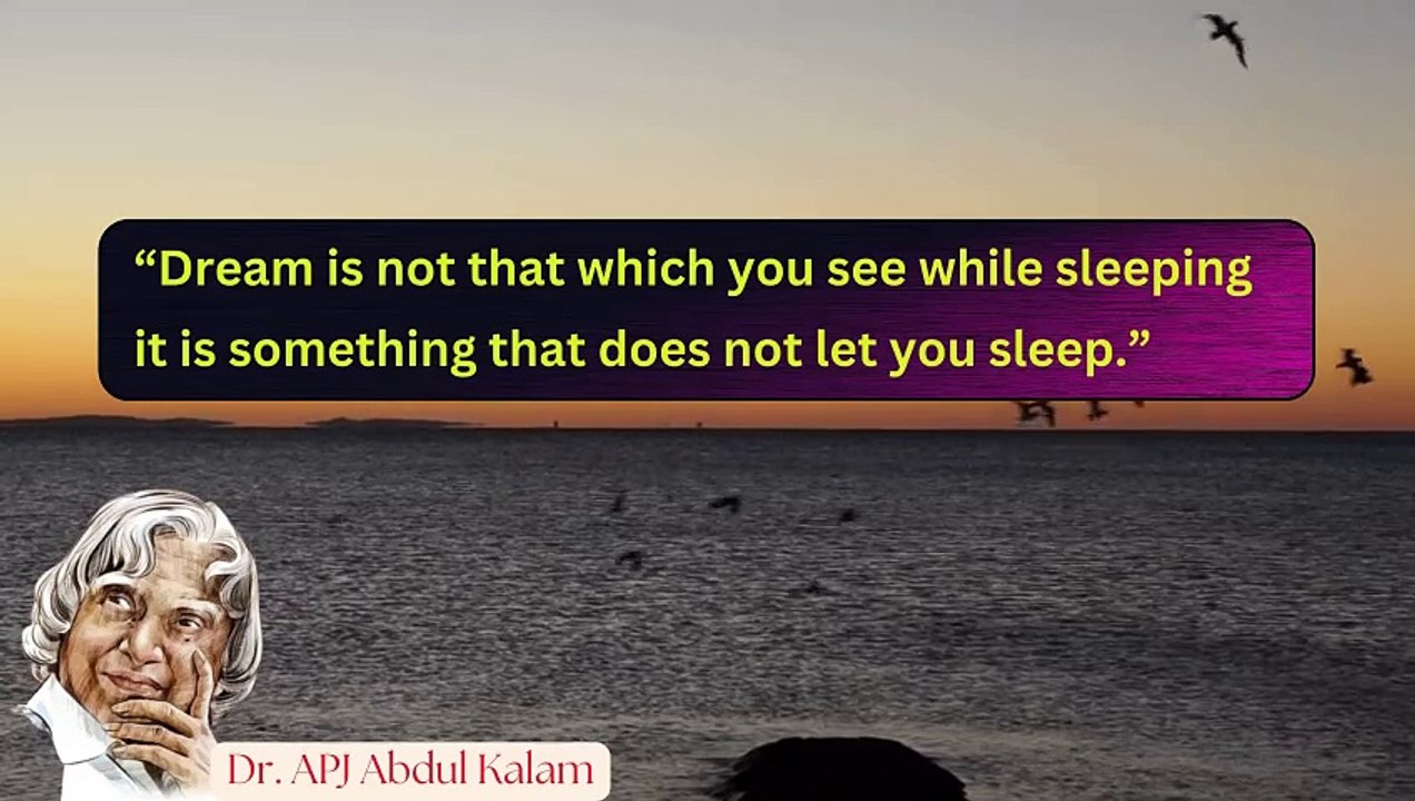 A.P.J. Abdul Kalam’s Best Quotes In English 02|| The Wisdom