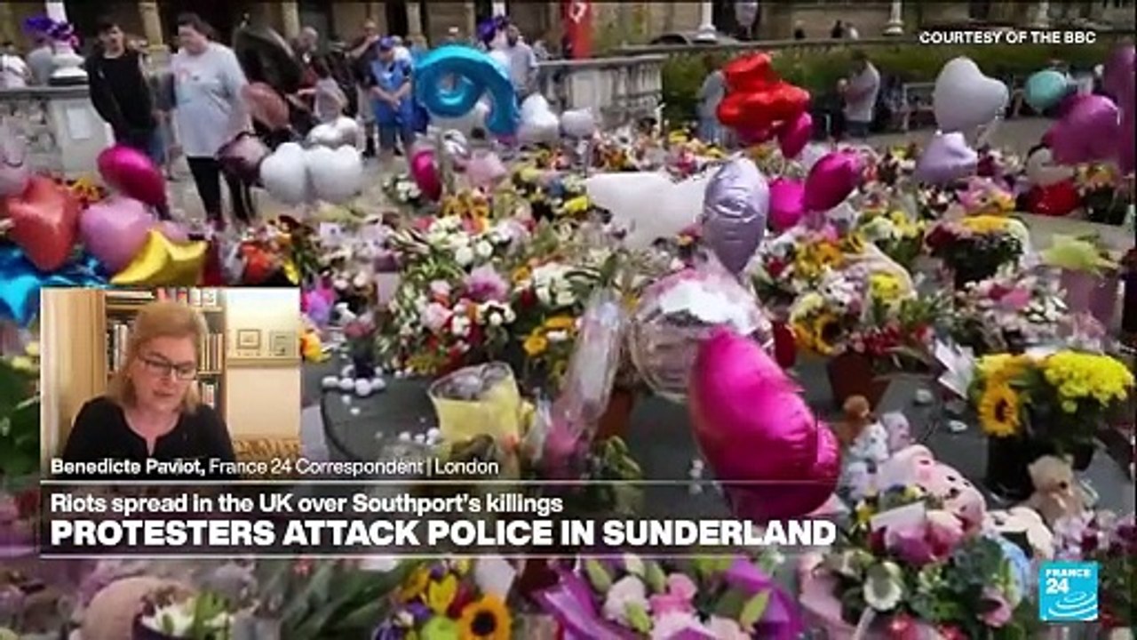 UK riots spread to Suderland city centre city as police brace for weekend turmoil