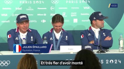 Paris 2024 - Épaillard : "Très fier d'avoir monté deux chevaux qui sont sur le podium"