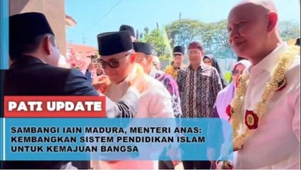 Kunjungan Kerja ke IAIN Madura, Menteri Anas Ingatkan Peran Penting dari Perguruan Tinggi Berbasis Agama